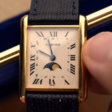 Cartier Tank 819001 Moonphase 1980s