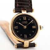 Cartier Must de Vermeil 59004 Ronde Black 1990s