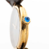 Cartier Must de Vermeil 59004 Ronde Black 1990s