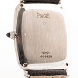 Piaget Rectangular 18k Bark Roman 1970s