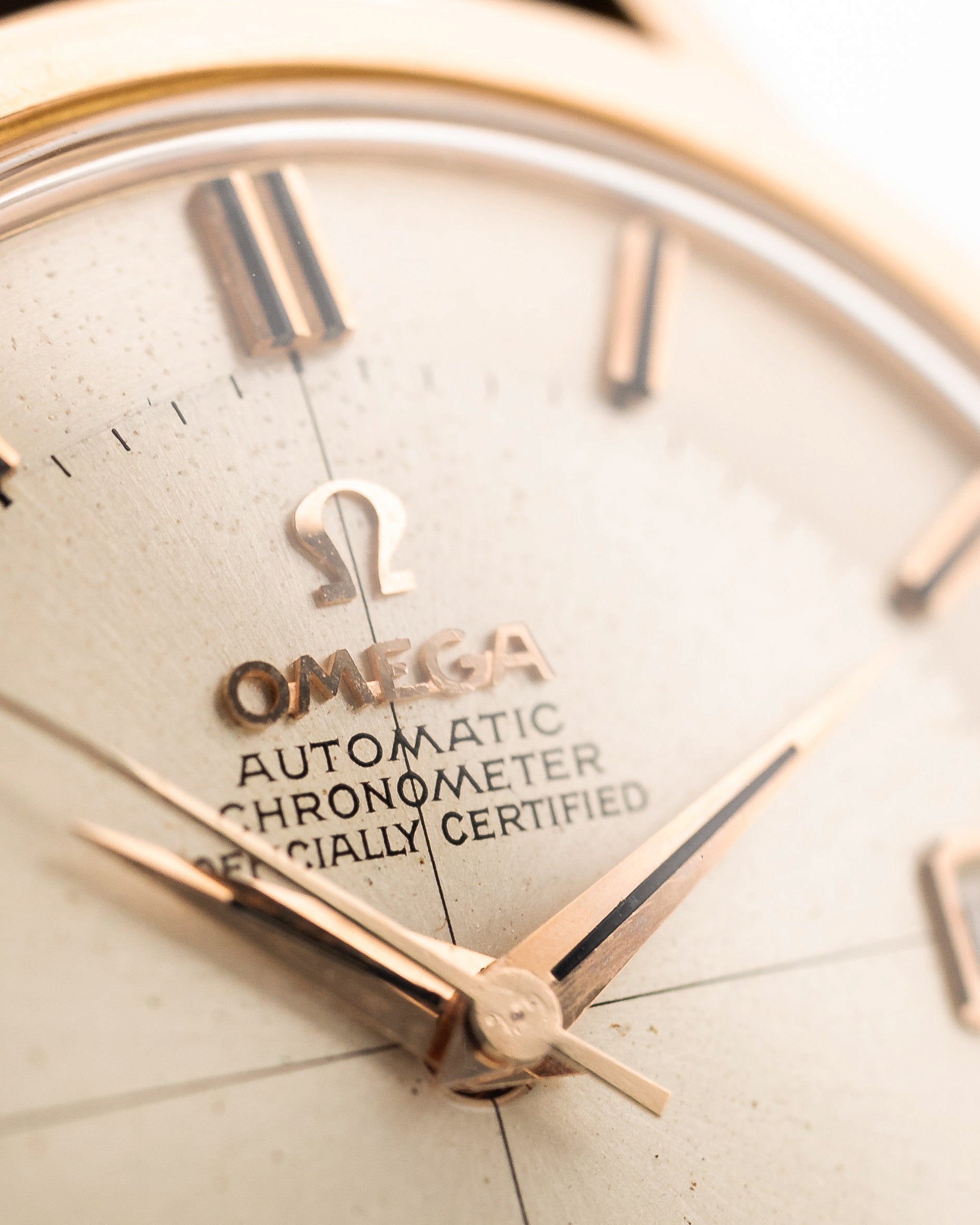 Omega Constellation Date 18k Rose Pie Pan 1962 – GOLDAMMER