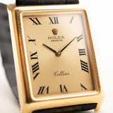 Rolex Cellini 18k Rectangular 1976