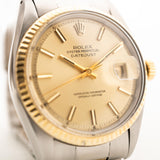 Rolex Datejust Two Tone Pie Pan 1974