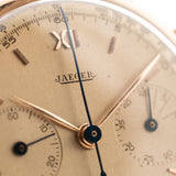 Jaeger Chronograph 18k Rose Jumbo 1940s