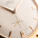 Omega Jumbo 18k Rose Honeycomb 1950