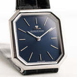 Jaeger LeCoultre 18k Octagon Blue 1990s