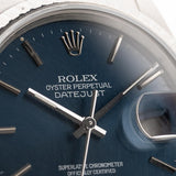 Rolex Datejust Blue Engine Turned 1990