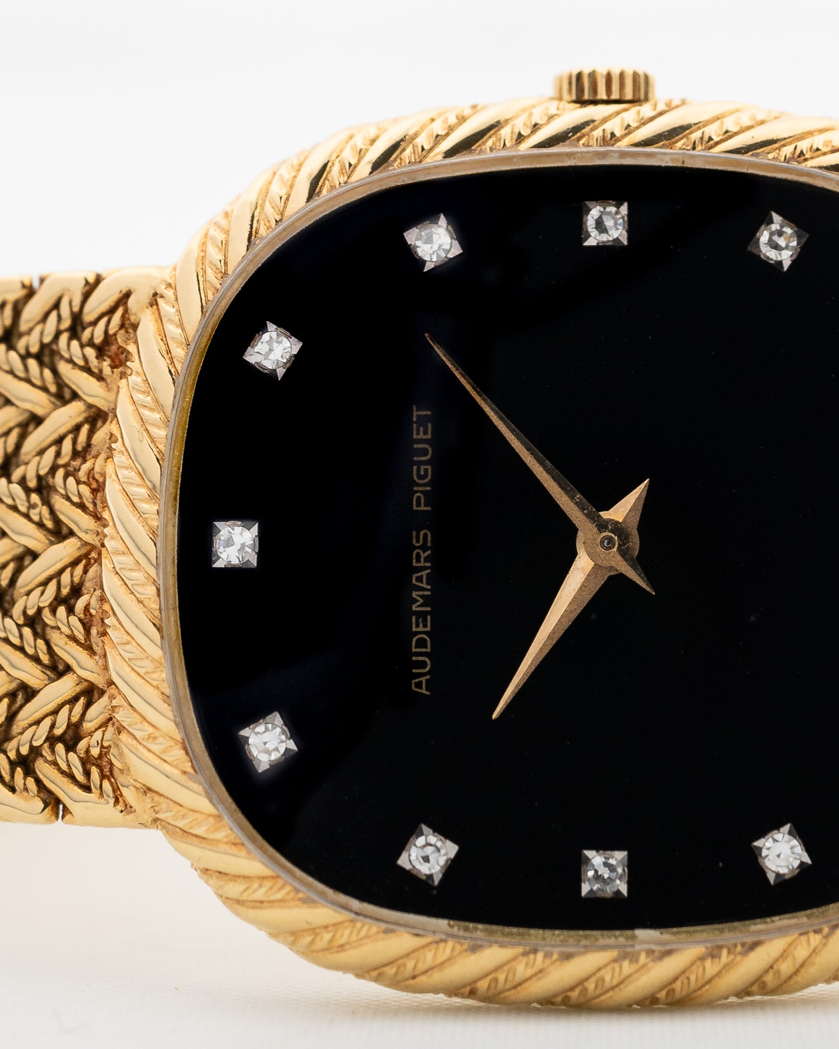 Audemars Piguet 18k Onyx Diamond 1970s