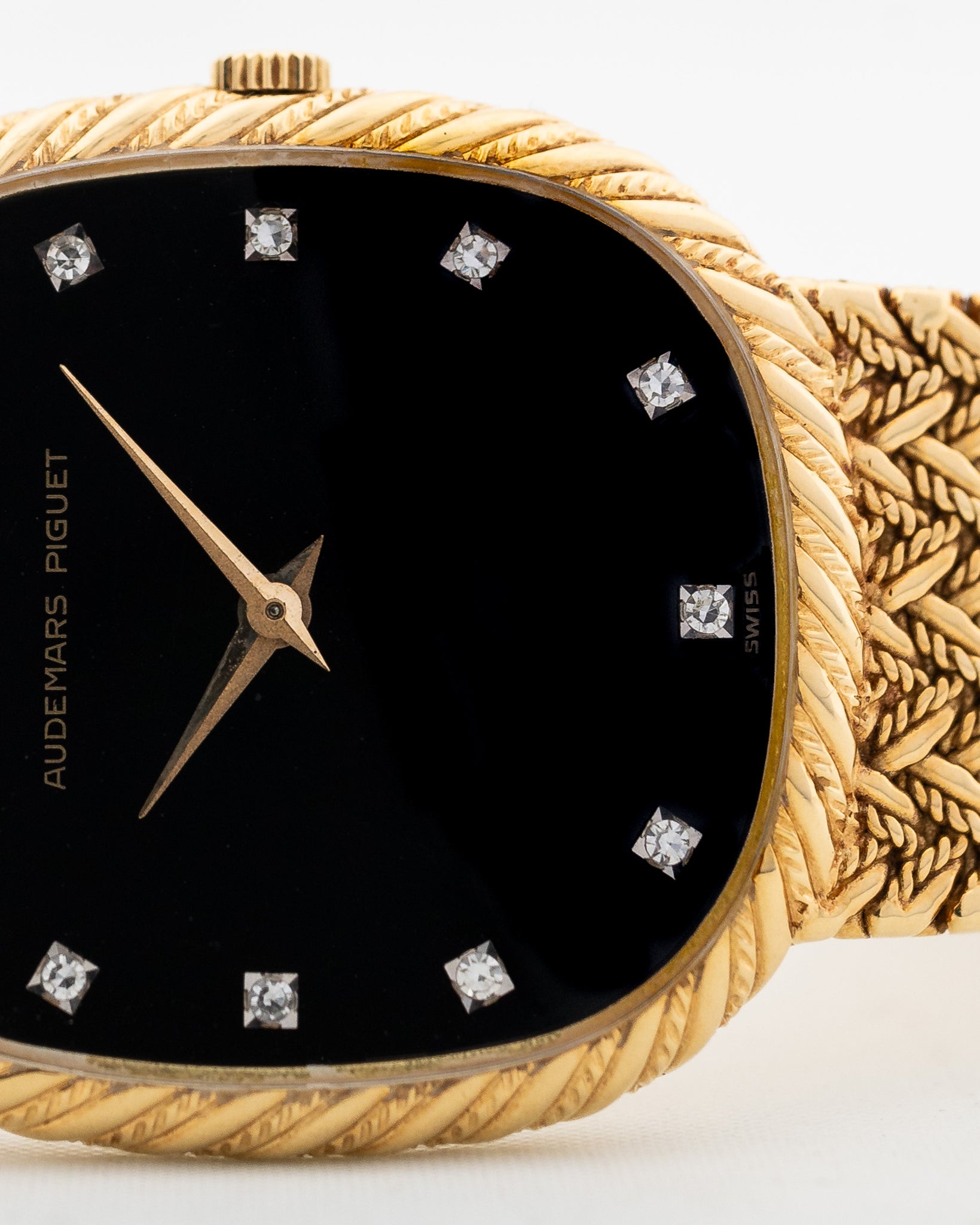 Audemars Piguet 18k Onyx Diamond 1970s