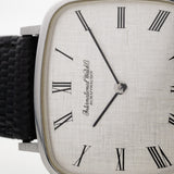 Iwc Rectangular Linen Roman 1973