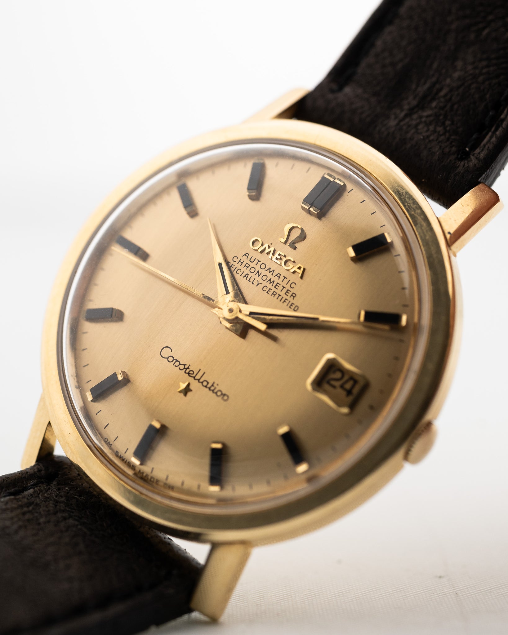 Omega Constellation Onyx 18k  1966