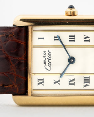 Cartier Tank Vermeil 1990s