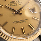 Rolex Datejust Two Tone Pie Pan Gold 1969