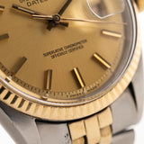 Rolex Datejust Two Tone Pie Pan Gold 1969