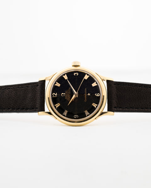 Omega Constellation 18k Black Honeycomb 1954 – GOLDAMMER