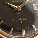 Omega Constellation 18k Pie Pan Black 1962