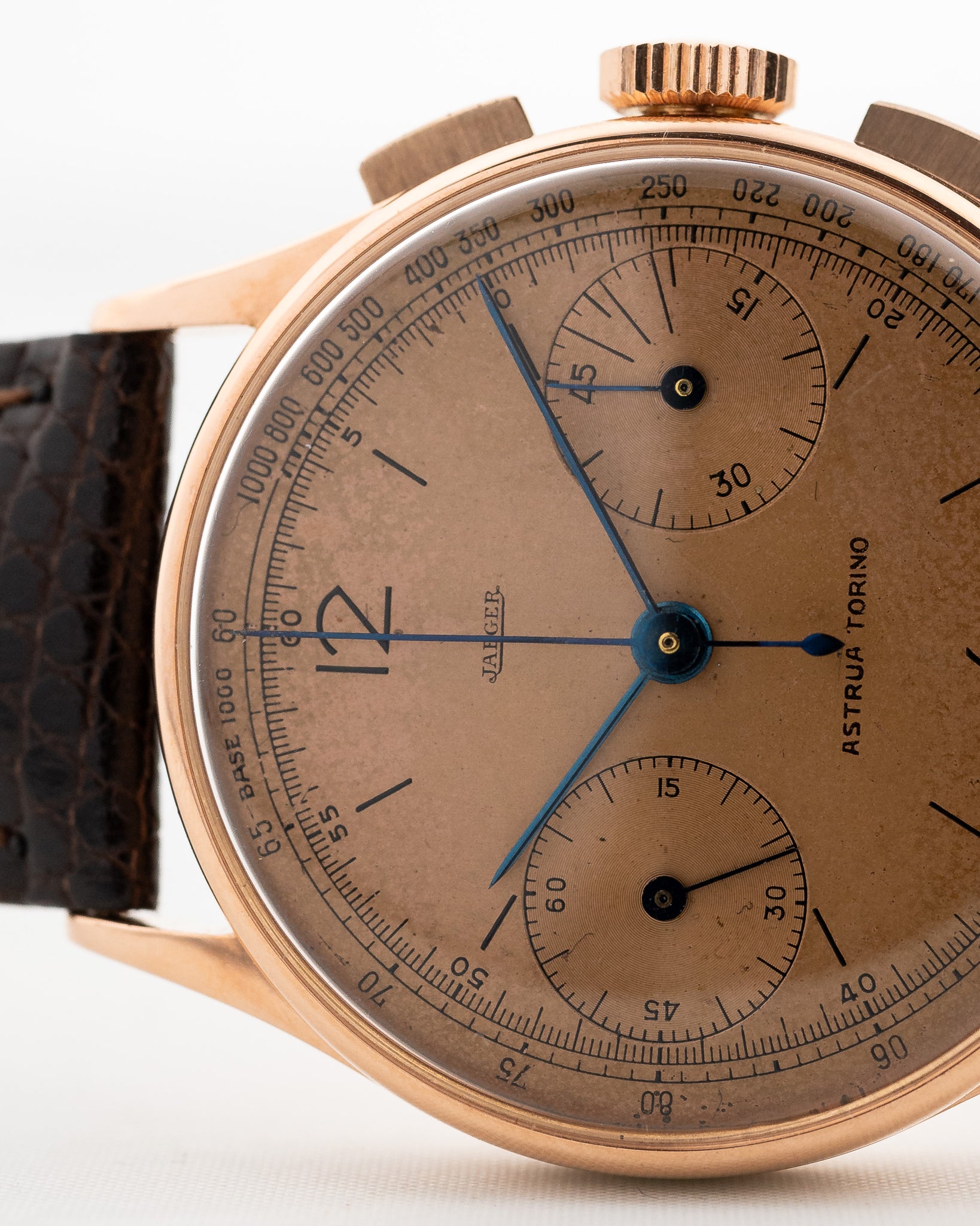 Jaeger Chronograph 18k Bronze 1940s