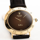 Rolex Cellini Ellipse 18k Chocolate 1970