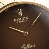 Rolex Cellini Ellipse 18k Chocolate 1970