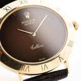 Rolex Cellini Ellipse 18k Chocolate 1970