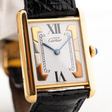 Cartier Tank Vermeil Trinity 1990s