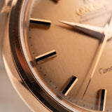 Omega Constellation 18k Rose Date Onyx 1960