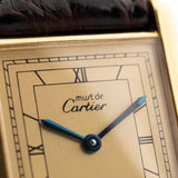 Cartier Tank Vermeil Paris Roman 1990s