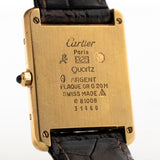 Cartier Tank Vermeil Paris Roman 1990s