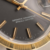 Rolex Oyster Perpetual Date Two Tone Grey 1975