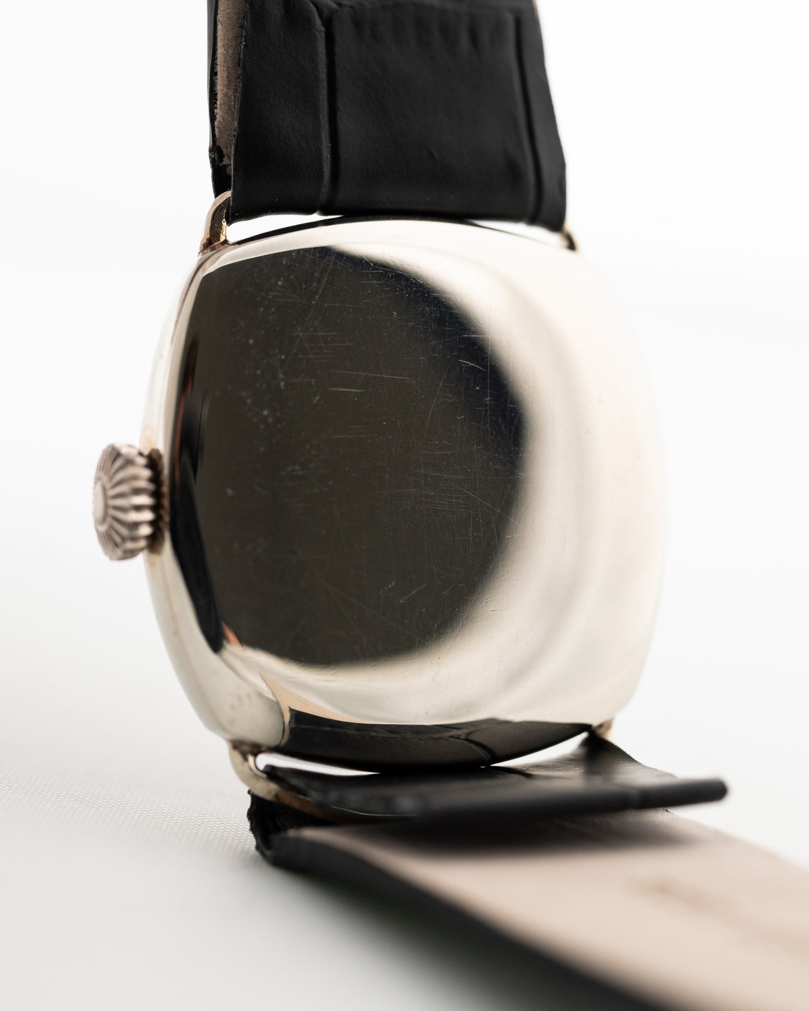 Omega Art Deco Cushion Black 1930s