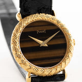 Piaget 18k Altiplano Tiger Eye 1970s