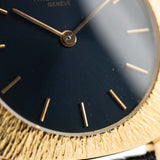 Patek Philippe 18k Square Blue Bark 1970s