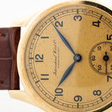 Iwc Sub Second Railroad 14k 1937