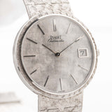 Piaget Automatic Date 18k Frosted 1970s