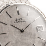 Piaget Automatic Date 18k Frosted 1970s