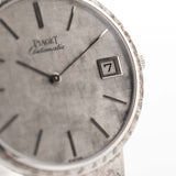 Piaget Automatic Date 18k Frosted 1970s