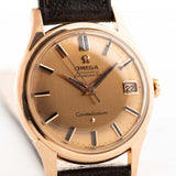 Omega Constellation 18k Rose Date Onyx 1960