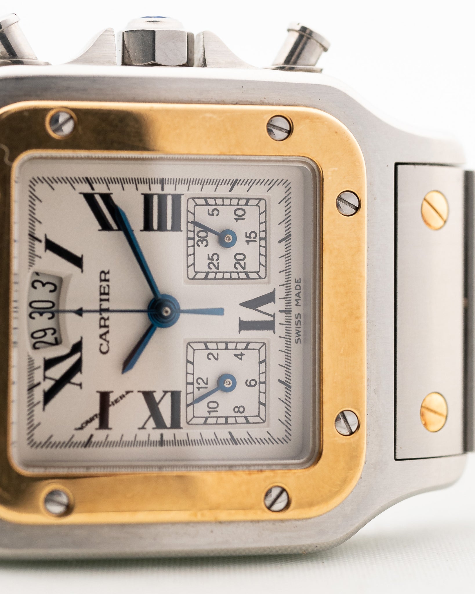 Cartier Santos Galbée Chronograph 2000s