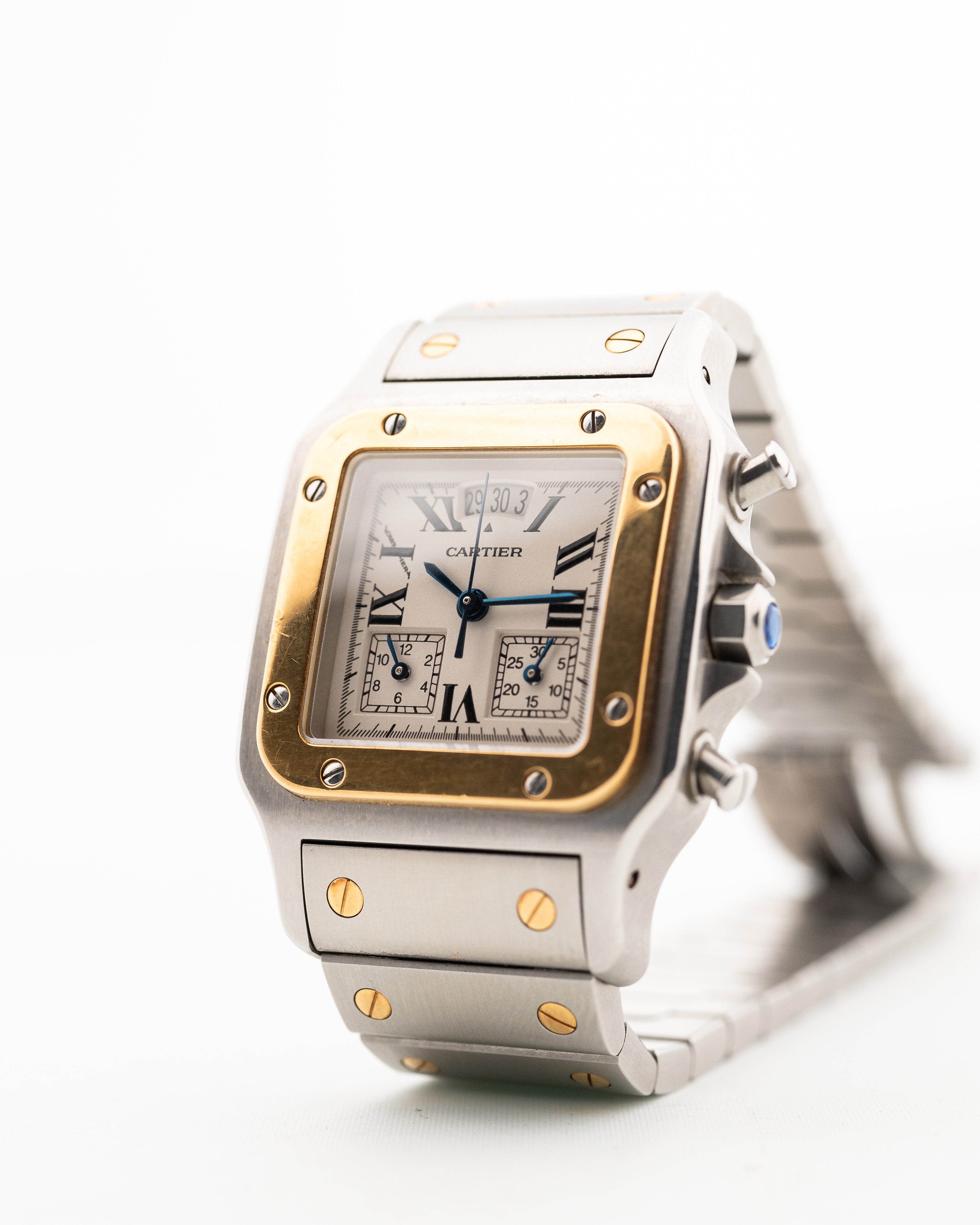 Cartier Santos Galb e Chronograph 2000s