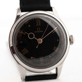 Omega Art Deco Pontife Roman Black 1939