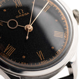 Omega Art Deco Pontife Roman Black 1939