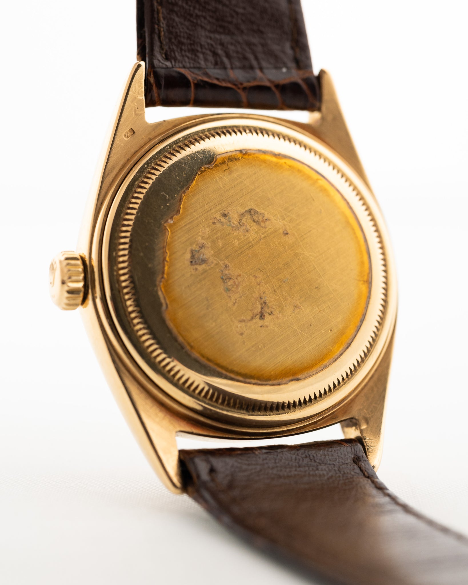Rolex Day-Date Florentine Pie Pan 18k 1961