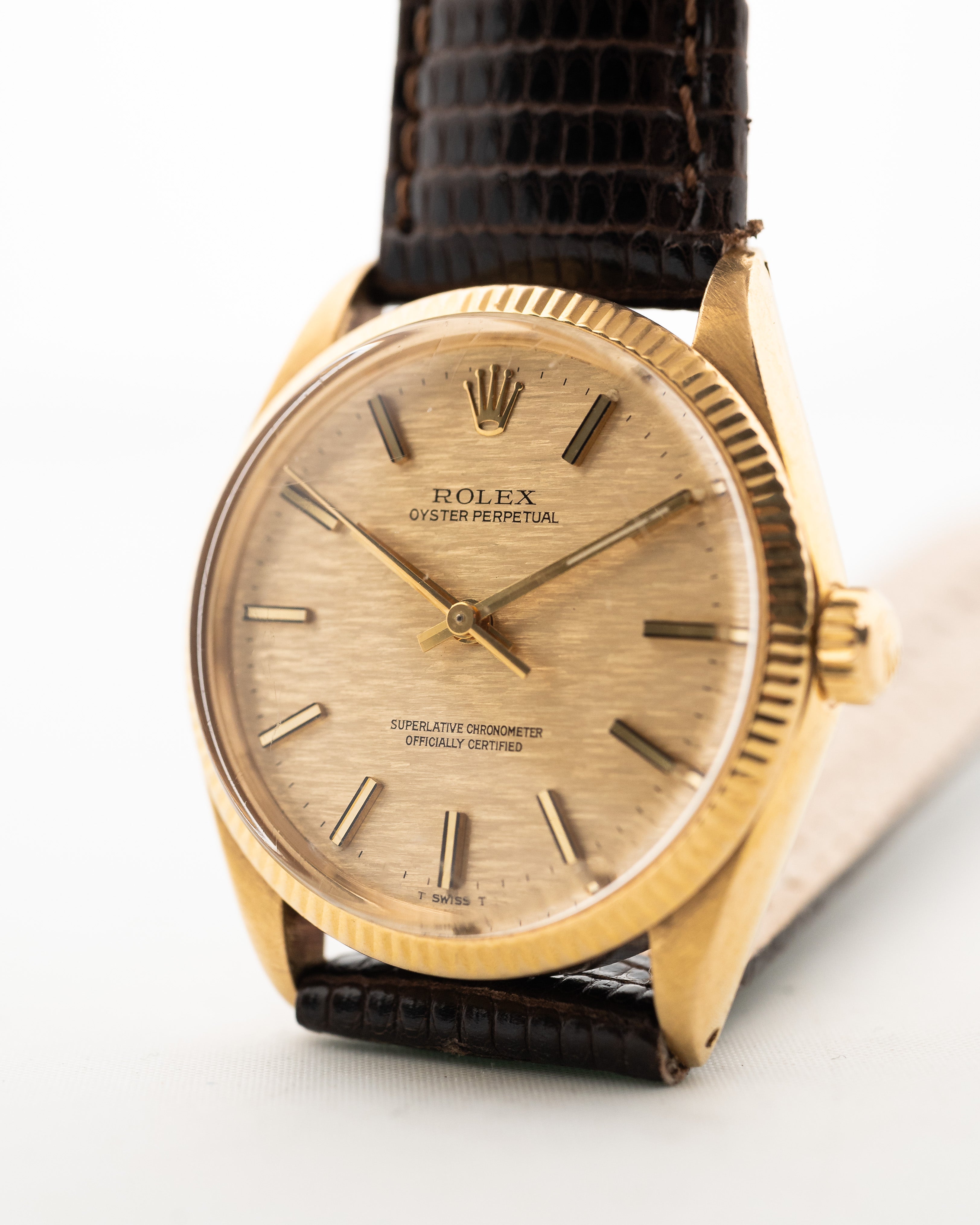 Rolex Oyster Perpetual 18k Mosaic 1974 – GOLDAMMER