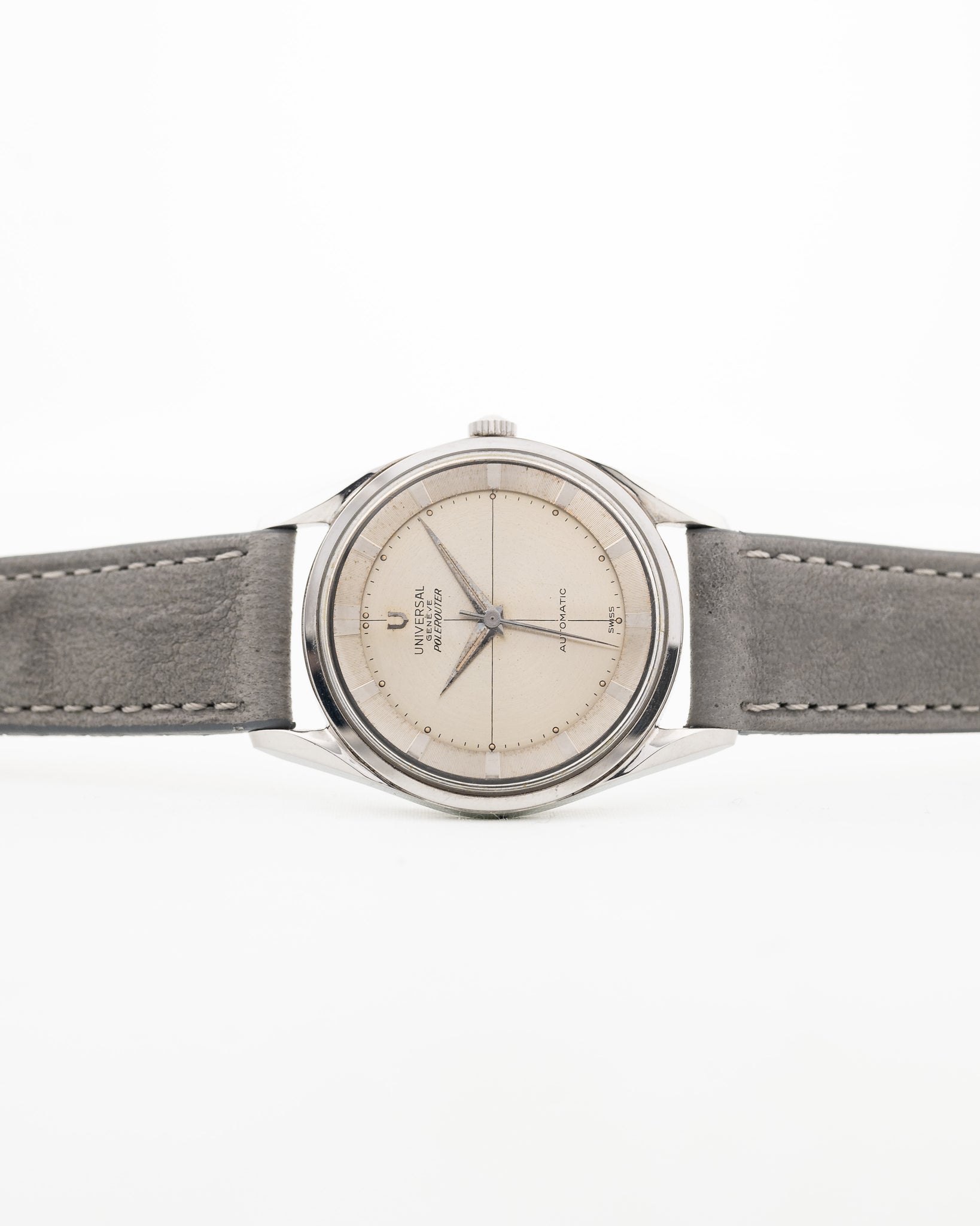 Universal Geneve Polerouter Silver 1960
