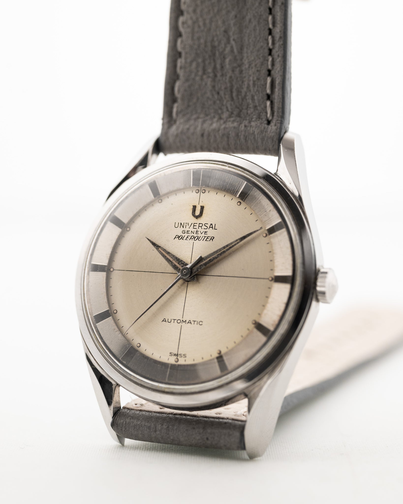 Universal Geneve Polerouter Silver 1960