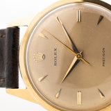 Rolex Precision Jumbo 18k Arrow 1959