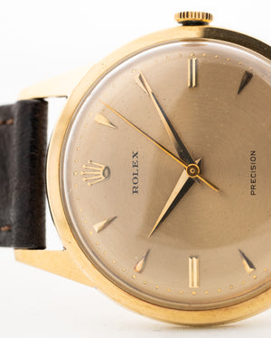 Rolex Precision Jumbo 18k Arrow 1959
