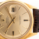 Rolex Day Date Florentine Pie Pan 18k 1963