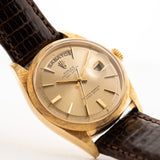 Rolex Day Date Florentine Pie Pan 18k 1963