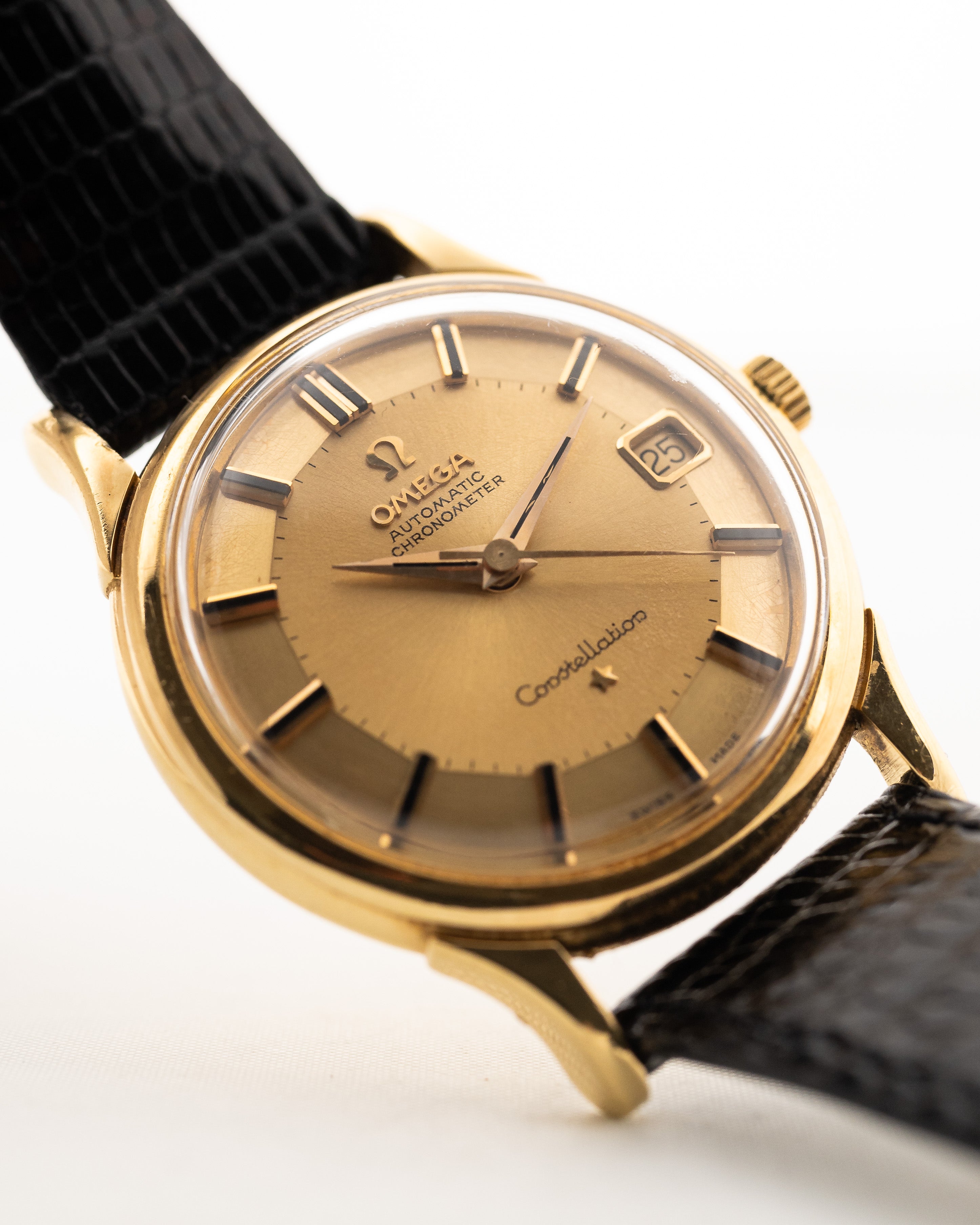 Omega Constellation 18k Pie Pan Onyx 1962 – GOLDAMMER